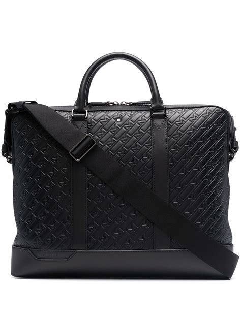 mont blanc laptop bag sale